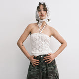 ニットトップ(white)