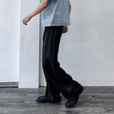 Bias Panel Wide Trousers