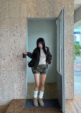 MILITARY MINI SHORTS