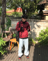 Seersucker Zip-up Jacket