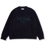 MUDDY KNIT CREWNECK NAVY