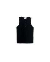 LMN レビ4ボタンノースリーブノースリーブ (3 colors)