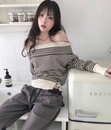 ククローボタンオフショルダーnt