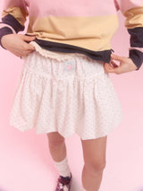  balloon skirt_white dot