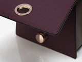 LOMEL MINI マイクロレザーバッグ / Maroon Burgundy