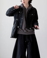 Frayed Crop Denim Jacket