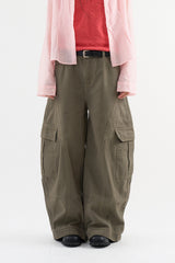 Balloon detail cargo pants
