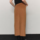 Cashmere Maxi Skirt _ Camel