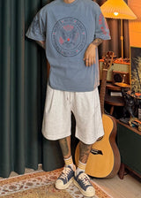 Light One-Tuck Bermuda Shorts 4COLOR
