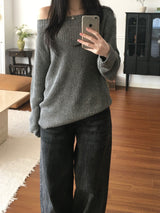 ネフオフショルダーニットウェア (3color)