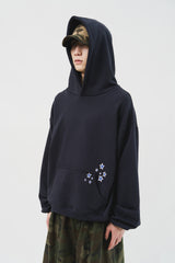 (MADE) Blue Star Softy Hoodie_Charcoal Navy