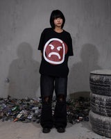 FAITH FADE - Big Angey Oversized Tee (Black)