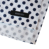 Polka Dot Long Scarf (white)