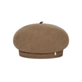 VA Oval-Metal Wool Beret  / Camel