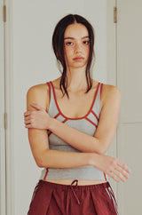 Sporty Line Tank Top (GRAY)