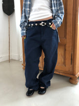 DAILY STRAIGHT COTTON PANTS