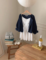 Heart Shirring Bische Mini Dress