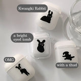 クワンギラビットキムクワンミョAirPodsケース / Kwangki Rabbit Kim Kwangmyo AirPod Case
