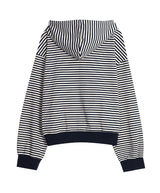 Caven Stripe Hooded Zip-Up