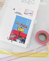 PET Silver Foil Pin & Clips Kiss Cut Tape