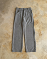 Mineral Grey Relaxed Full-Length Pants