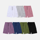LMNシティオーバーサイズフィットフーデッドジップアップカーゴショーツセット (7 colors)