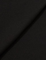 ST FRILL CONTRAST SLEEVELESS(BLACK)