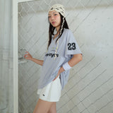 V-Neck Sports Jersey gray
