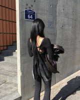 Back strap hair T