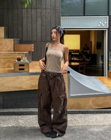 Reno D ring Color Dyeing Cargo Pants