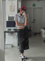 Rita Damage Maxi Bermuda Pants