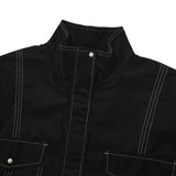 COLLECTION SOFT VELVET WOVEN JUMPER [BLACK]