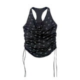 DRAPPING HALTERNECK SLEEVELESS_DOTS