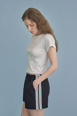 ラベルベーシックTシャツ_white