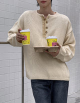 Roark Henley Neck Over Knit