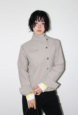 UNBAL HIGH-NECK JACKET