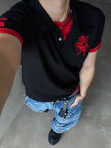 HOLDS Crimson PK Short-Sleeve Polo Shirt 3C