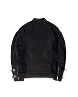 マルチバックルウォッシュデニムジャケット