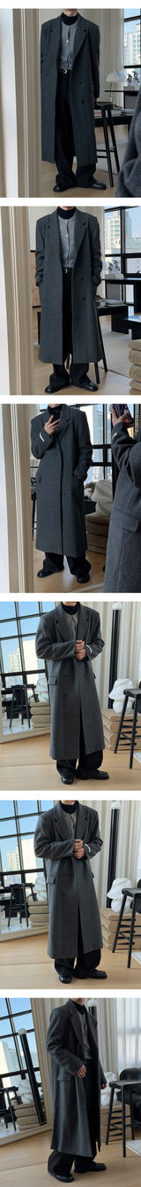 [HANDMADE] ヒドゥンマックスウールコート(3color)