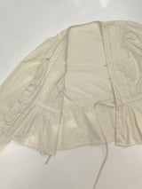 Cello V-Neck Shirred Blouse