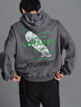 RELAXED SKATE BOARD HOODIE [Grey]