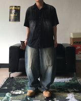 ST フレームバルーンデニムパンツ (1C)