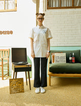 Let’s Keep Our Youth White Work Short-Sleeved Shirt [Unisex]