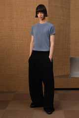 Drop Crotch Knit Trousers