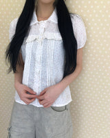 Mahi Frill Short Sleeve Blouse