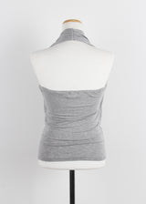 DRAPE HALTER TOP