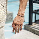 Silver Emblem Bracelet