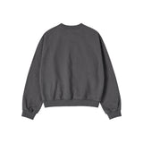 25FW WOMAN AC ベアキャンディクロップスウェットシャツ チャコール
