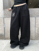 26SS★ [MADE] Kirin am Lettering String Wide Training Pants