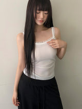 ライデン レース レイヤード スリーブレストップ